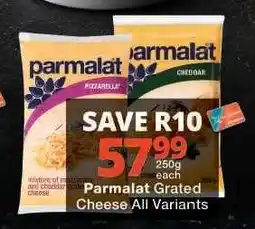 Checkers Parmalat Grated Cheese offer
