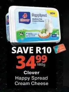 Checkers Clover Happy Spread Cream Cheese offer