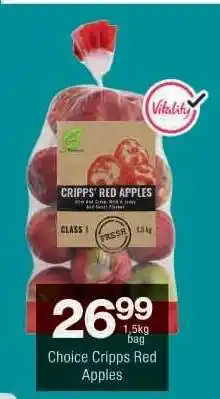 Checkers Choice Cripps Red Apples offer