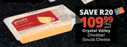 Checkers Crystal Valley Cheddar/Gouda Cheese offer