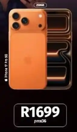 Vodacom iPhone 17 Pro 5G offer