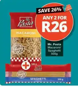 Checkers MR. PASTA MACARONI/SPAGHETTI offer