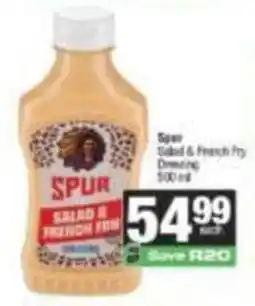 SuperSpar Spur Salad & French Fry Dressing offer