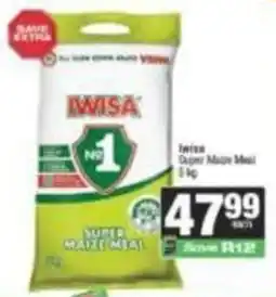 SuperSpar Iwisa Super Maize Meal offer