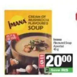 SuperSpar Imana Cream of Mushroom Flavoured Soup offer