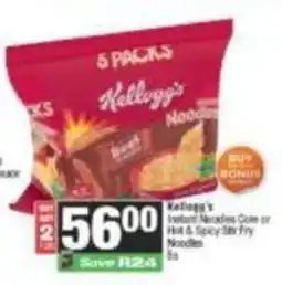 SuperSpar Kellogg's Noodles offer