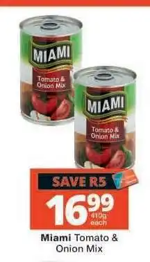 Checkers MIAMI TOMATO & ONION MIX offer