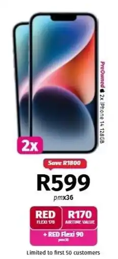 Vodacom iPhone 14 offer