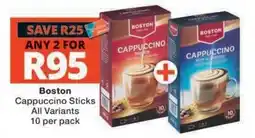 Checkers Boston Cappuccino Sticks offer