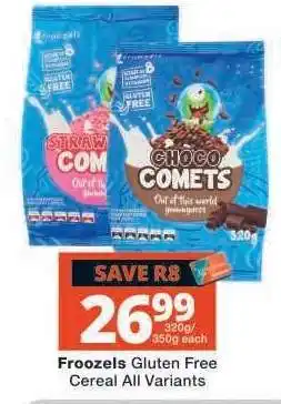Checkers Froozels Gluten Free Cereal All Variants offer