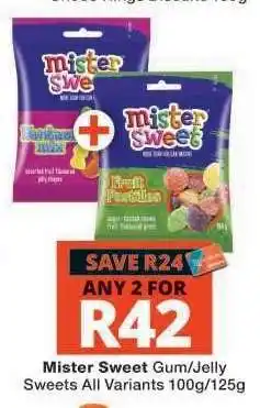 Checkers Mister Sweet Gum/Jelly Sweets offer