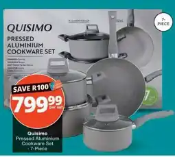 Checkers Quisimo Pressed Aluminium Cookware Set - 7-Piece offer