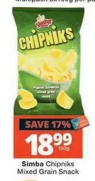 Checkers Simba Chipniks Mixed Grain Snack offer