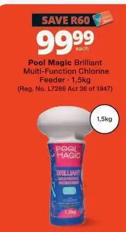Checkers Pool Magic Brilliant Multi-Function Chlorine Feeder offer