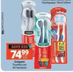Checkers Colgate Toothbrush offer