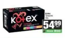 SuperSpar Kotex Tampons offer