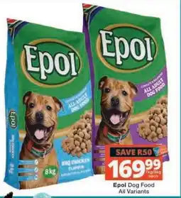 Checkers EPOL DOG FOOD offer