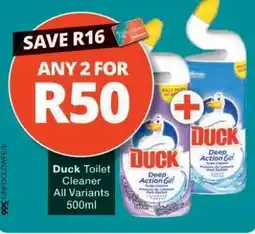 Checkers DUCK Toilet Cleaner offer
