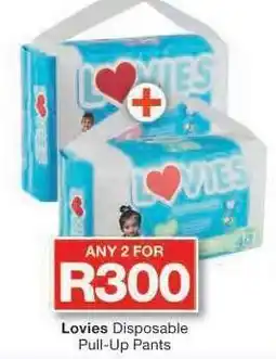 Checkers Lovies Disposable Pull-Up Pants offer