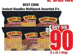 Boxer BEST COOK Instant Noodles Multipack Assorted 5's offer