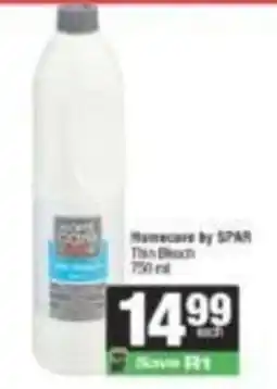 SuperSpar Homecare by SPAR Thin Bleach offer