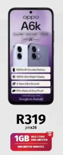 Vodacom OPPO A6k offer