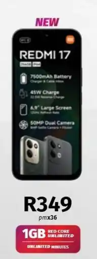 Vodacom REDMI 17 offer