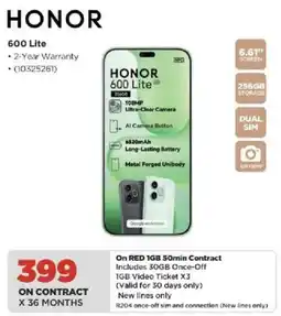 HiFi Corp HONOR 600 Lite offer