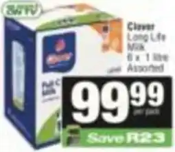 SuperSpar Claver Long Life Milk Assorted offer