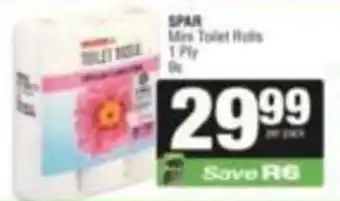 SPAR Mini Toilet Rolls
