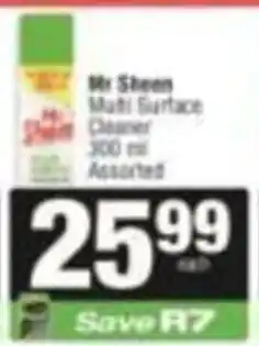 SuperSpar Mr Sheen Multi Surface Cleaner Assorted offer