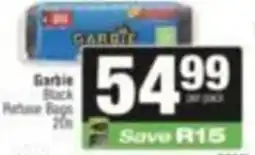 SuperSpar Garbie Black Refuse Bags offer