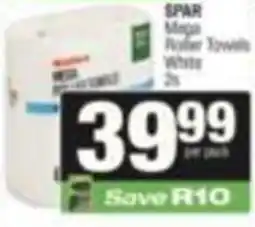 SuperSpar SPAR Mega Roller Towels White offer