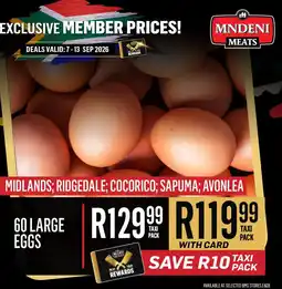 Bluff Meat Supply 60 Large Eggs offer