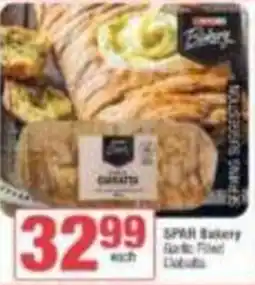 SuperSpar SPAN Bakery Garlic Filled Ciabatta offer