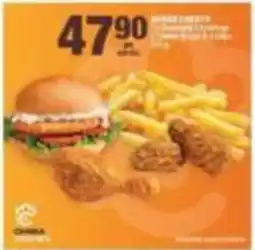 SuperSpar Chicken Burger & Fries offer