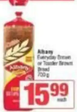 SuperSpar Albany Everyday Brown or Toaster Brown Bread offer