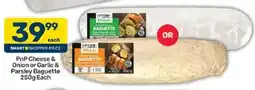 Pick n Pay PnP Cheese & Onion or Garlic & Parsley Baguette offer