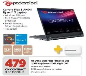 Carrera Flex 3 AMD Ryzen 3 Laptop