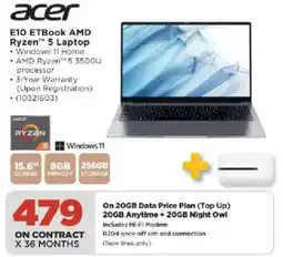 HiFi Corp Acer E10 ETBook AMD Ryzen 5 Laptop offer