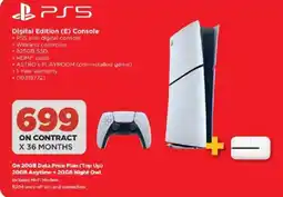 HiFi Corp PS5 Digital Edition (E) Console offer
