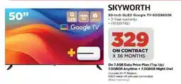 HiFi Corp SKYWORTH 50-inch QLED Google TV-50Q5600K offer