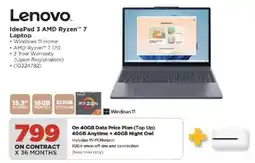 HiFi Corp Lenovo IdeaPad 3 AMD Ryzen 7 Laptop offer