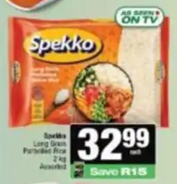 Spar Spekko Long Grain Parboiled Rice Assorted offer