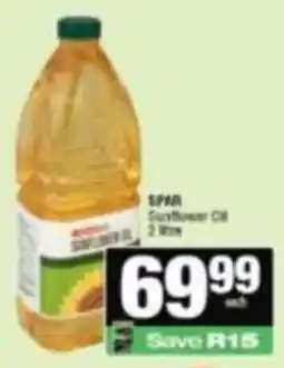 Spar SPAR Sunflower Oil offer