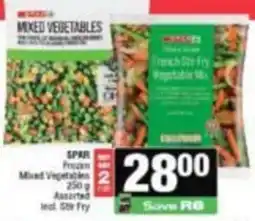 Spar SPAR Frozen Mixed Vegetables Assorted offer