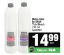 Spar House Care by SPAR Thin Bleach Assorted offer