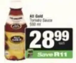 SuperSpar All Gold Tomato Sauce offer