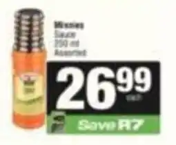 SuperSpar Minnie's Sauce Assorted offer