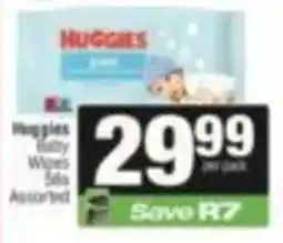SuperSpar Huggies Baby Wipes Assorted offer